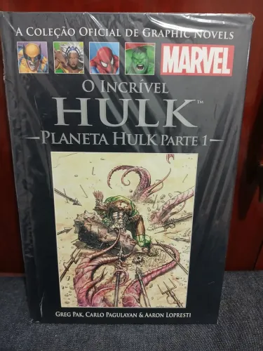 REVISTA CAPA DURA HQ - O INCRÍVEL HULK PLANETA HULK - PARTE 1