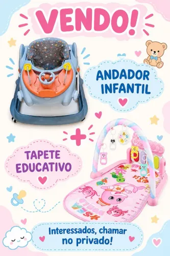 Andajar: $100 Tapete educativo: $50