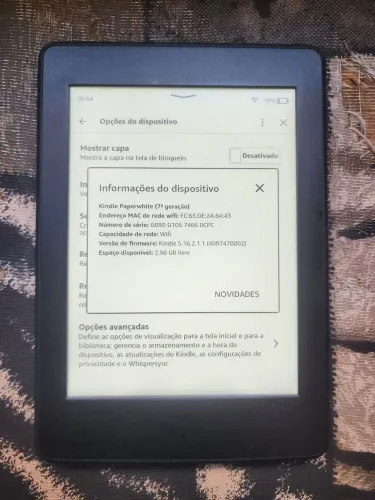 Kindle Paperwhite 7° Geração