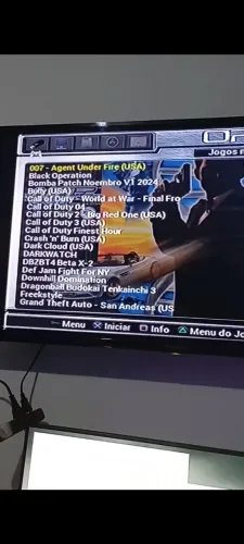 HD + Case com vários jogos de PS2 