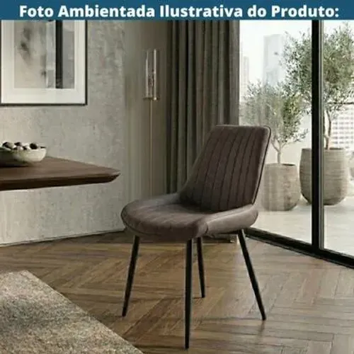 Kit com 4 poltronas Recepção Lindas