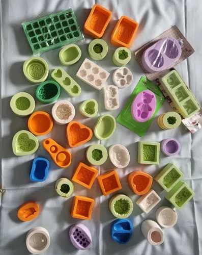 Moldes de silicone para sabonete 