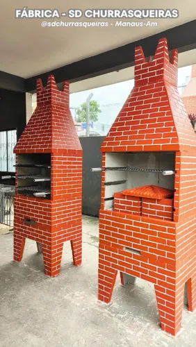 Churrasqueiras pré moldadas. Fabricação e venda.