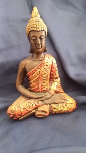 Estatua Resina Buda Zen22 x 15 cm