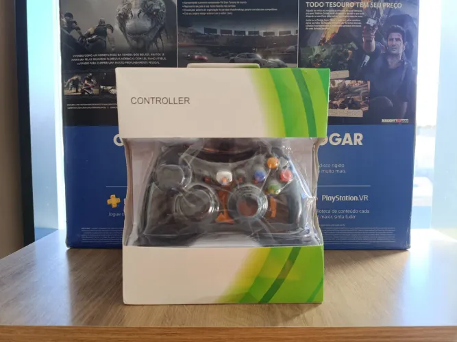 Controle Xbox 360 com fio
