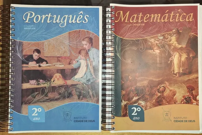 Apostilas Instituto Cidade de Deus Português e Matemática- 2°ano Ensino Fundamental 