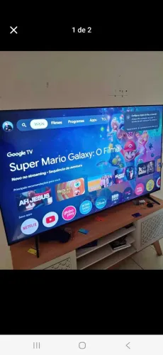PEGO SUA TELEVISÃO NA TROCA, 85 POLEGADAS ANDROID NO PLÁSTICO AINDA FAÇO ENTREGA