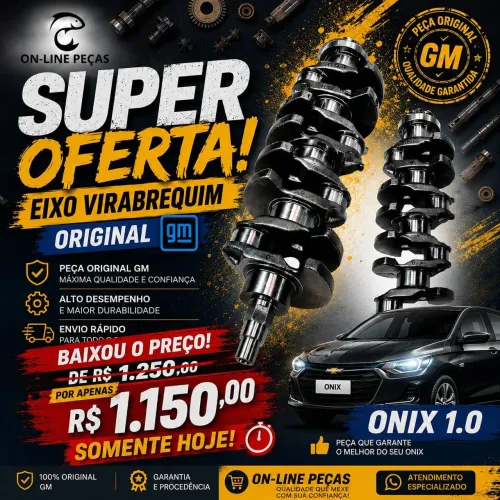 Virabrequim Corsa / Onix GM