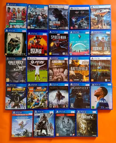 JOGOS PS4 E PS5 DISPONÍVEIS