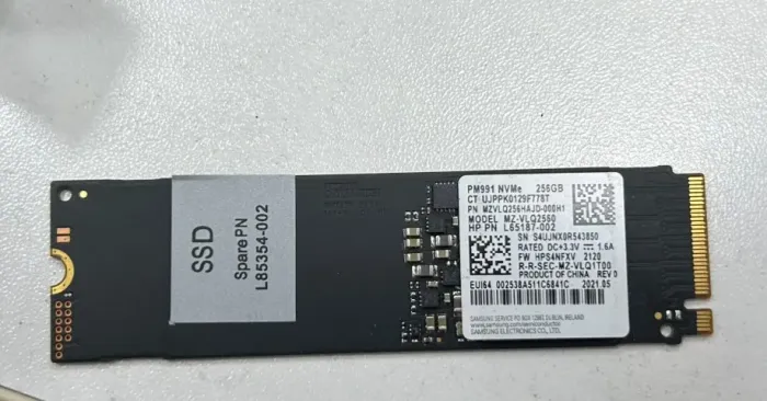 SSD M.2 NVME SAMSUNG 256GB