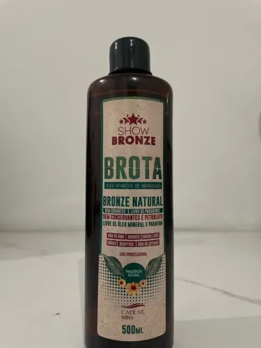 Óleo ativador de bronzeado 
