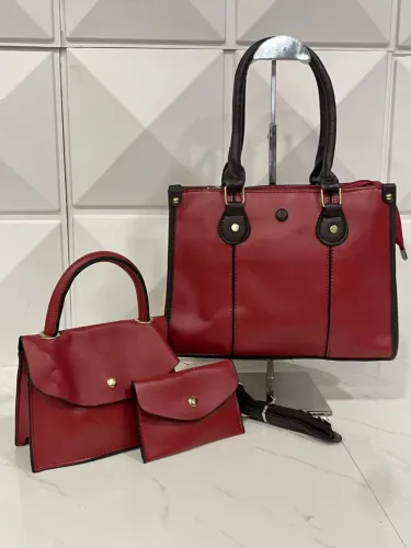 Bolsa feminina kit com 3 Peças 