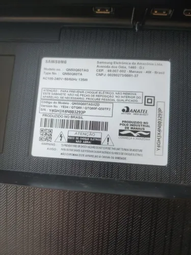 Tv Samsung qled 50" defeito 