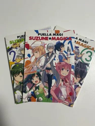 Livro Puella Magi Suzune Magica - 3 volumes