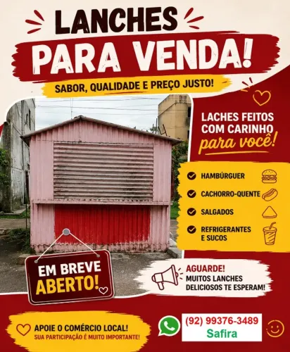 Venda de lanche