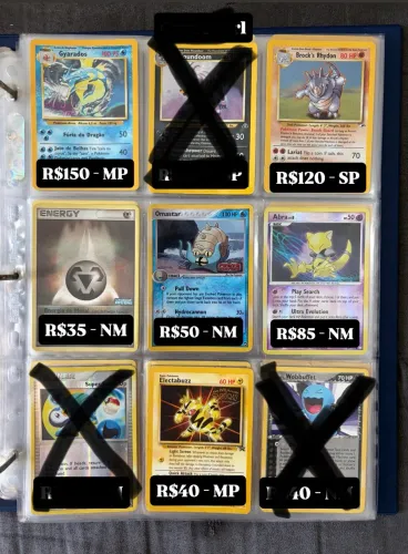 Cartas de Pokemon TCG Antigas