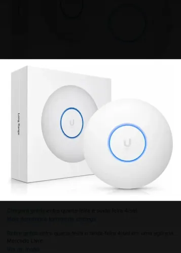 Access Point Ubiquiti UniFi U6-LR (Wi-Fi 6 Long Range) - Na Caixa
