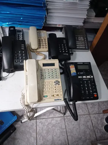 Telefone com fio