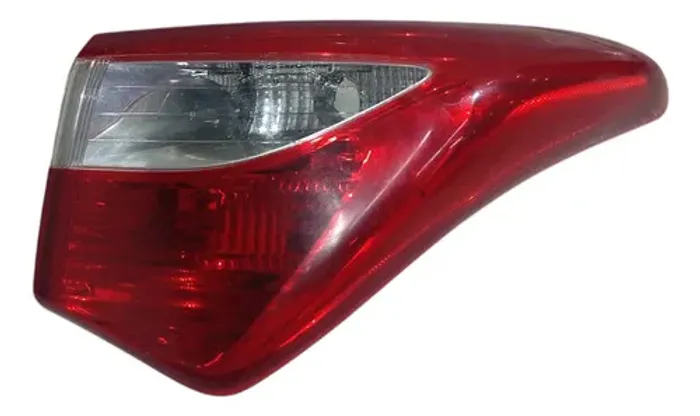 Lanterna Traseira Direita Hb20 Hatch 2013/19 (canto) Detalhe Direito/passageiro Vermelho