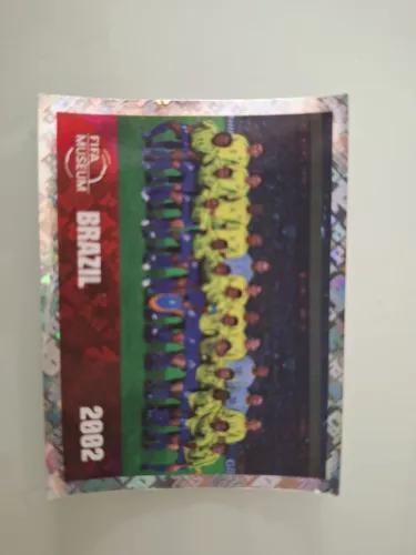 Figurinhas da Copa Seleção do Brasil 2002 Brilhante