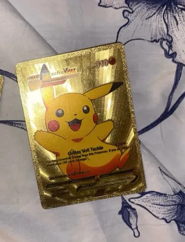 Pokemon Pikachu Vmax gold foil card HP310 G-max Volt Tackle
