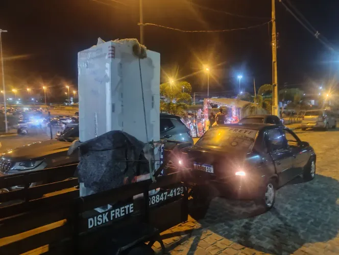 Frete e só chamar qual que horário *