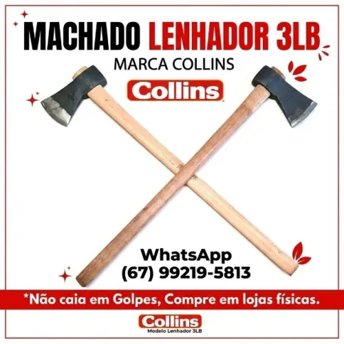 MACHADO LENHADOR COLLINS 3LB Cod: 0198