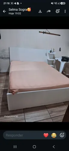 CAMA E COLCHÃO