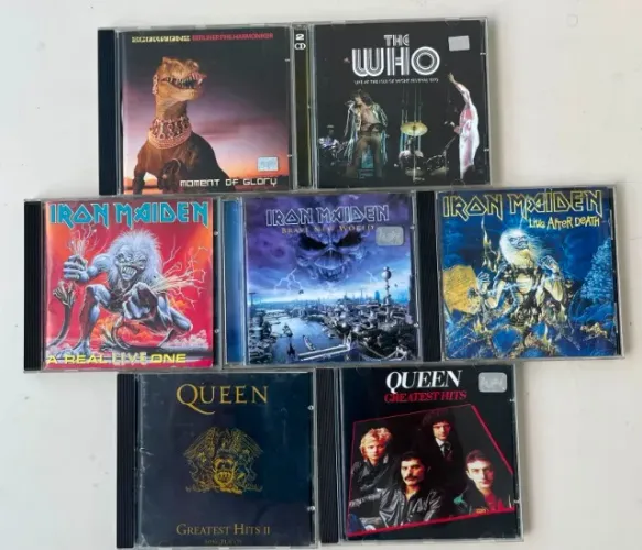 Cd´s _ Iron Maiden, The Who, Queen, Scorpions