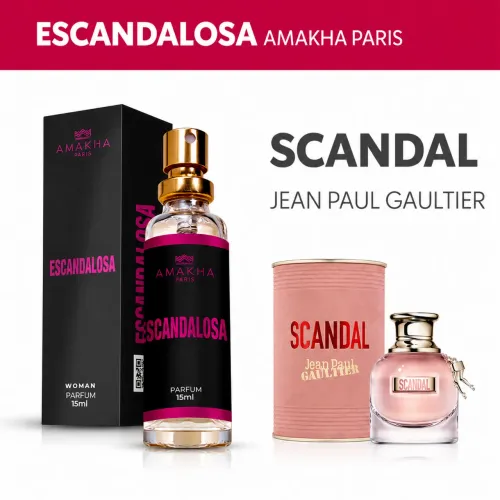 Perfume Importado Escandalosa 15ml Amakha Paris