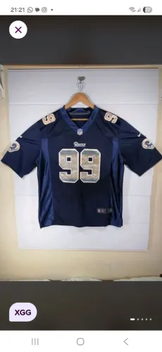 Camisa Nike NFL Los Angeles Rams Aron Donald Men's Jersey XGG