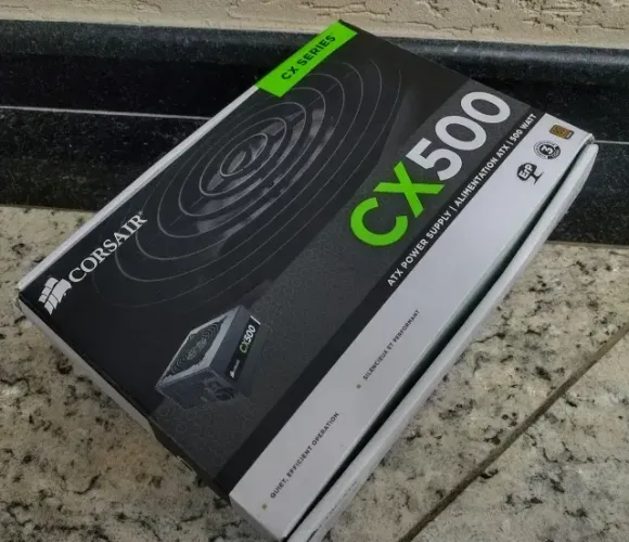 Fonte Alimentação P/ Pc Corsair Cx Series Cx500 500w Black