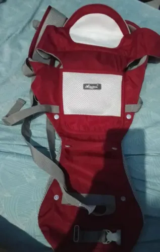Canguru Ergonômico Unissex Vermelho - NOVO (Uso único)