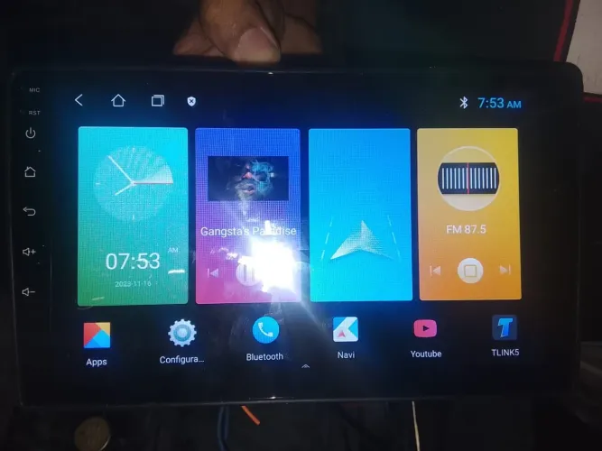 Multimídia Android 10 polegadas