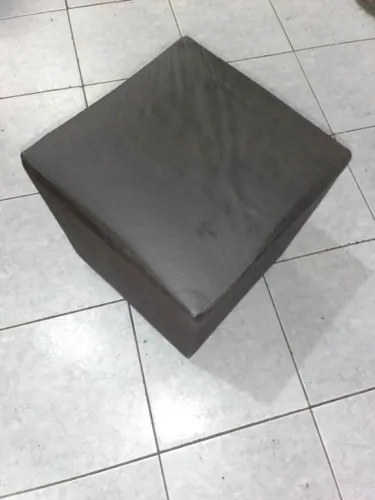 Puff cinza escuro 