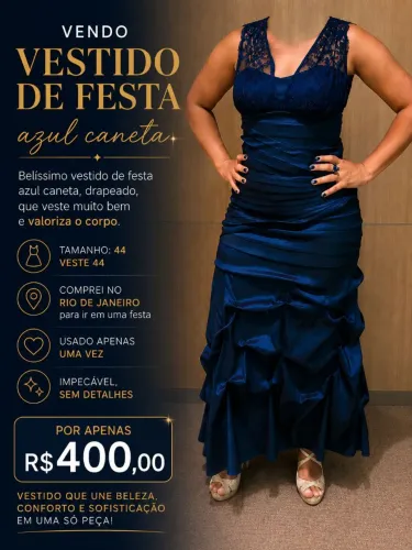 Vestido de festa Alta costura