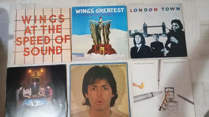 Paul Maccartney - 9 discos de vinil impecáveis 