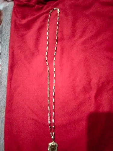 Cordão e pulseira de prata banhado a ouro