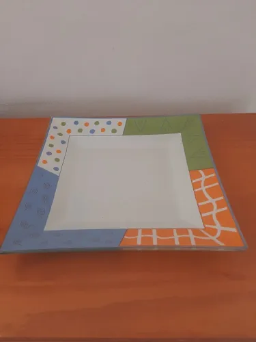 Prato em vidro para frios e tortas