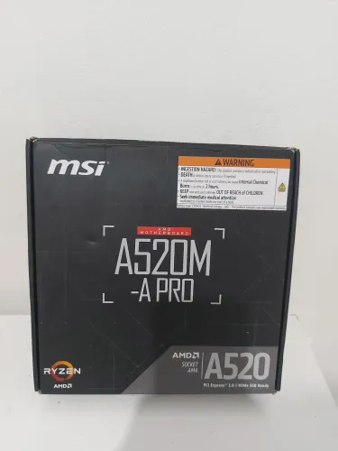 Vendo placa mãe A520M pro MSI