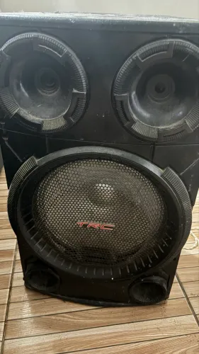 Caixa de Som Amplificada TRC-736 c/ Bluetooth - Leia o Anúncio