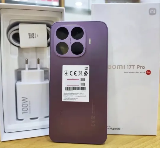 Xiaomi 17T Pro 5G 512GB 12GB RAM R$4750,00 Preto Azul Roxo
