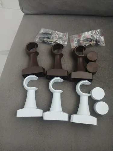 Kits com 6 Suportes para Varão de Cortina Novos