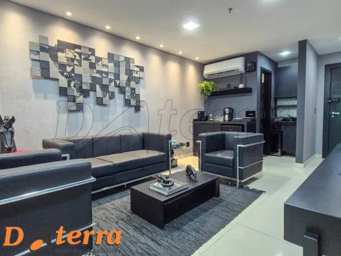 Sala no Infinity Center para locação, com mobiliário premium para venda