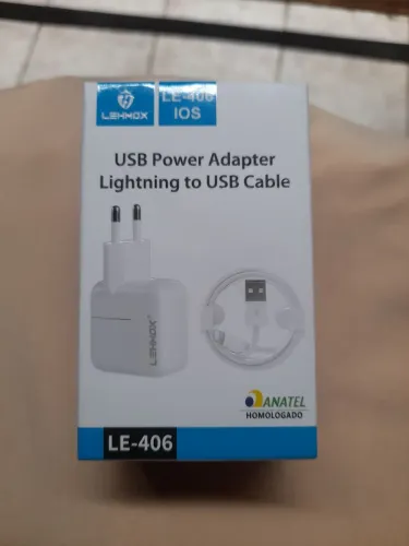 Carregador Completo Para iPhone Lehmox LE-406 - Homologado Anatel (Novo)