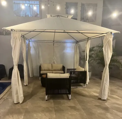 Tenda pergolato com cortina ( Nova , nunca usada)