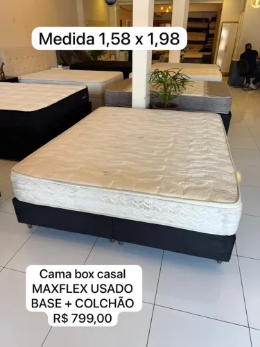 Cama Box Casal MAXFLEX USADO - ENTREGO