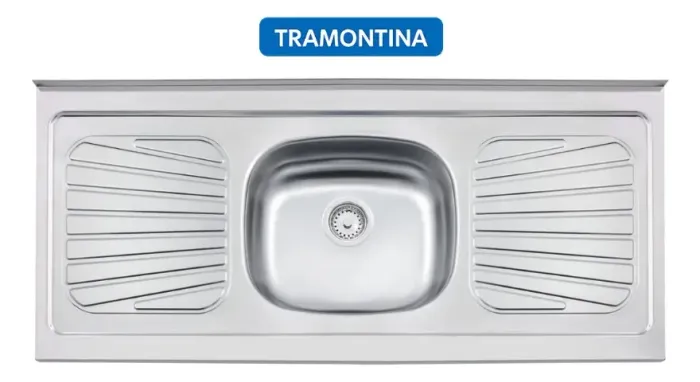 Pia de inox nova 1,50 cm Tramontina