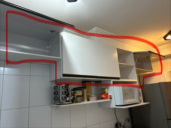Armários de cozinha Modulado - Aéreo 