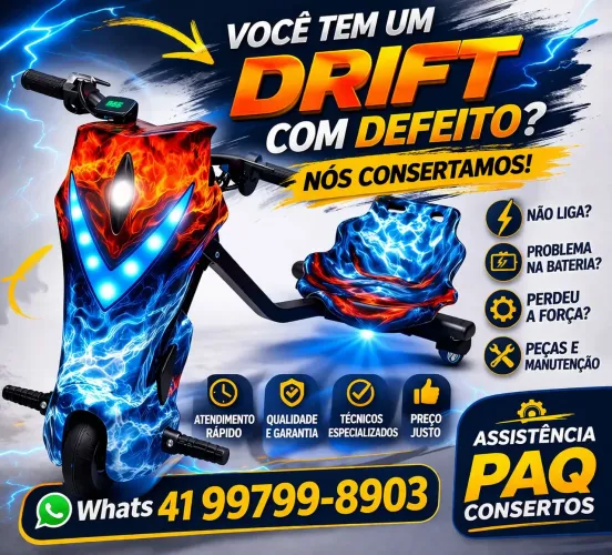 Consertos em Patinetes elétricos, Drift, Hoverboard e Baterias Motos elétricas